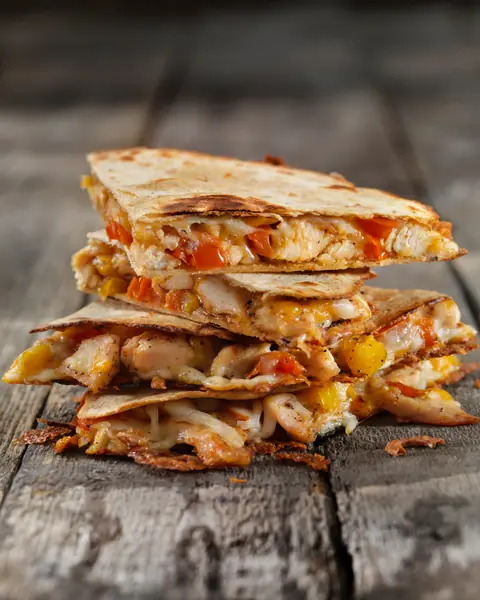 Quesadilla de porco