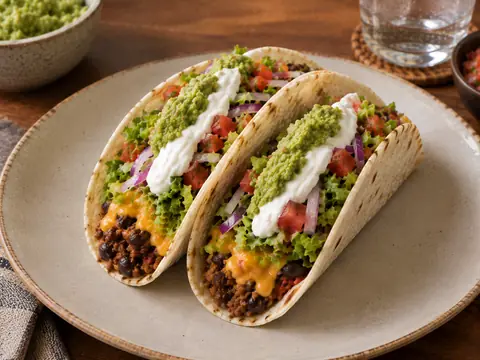 Taco Frijolero — Tortilha de Trigo