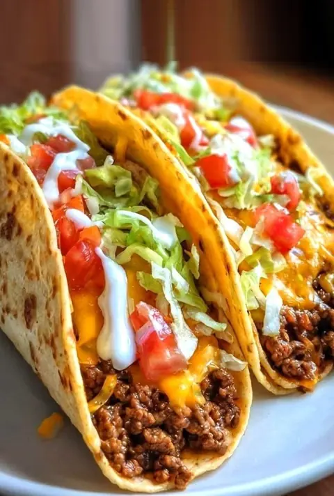 Promo Combo p/ Dois: 4 Tacos Tradicionais (Tortilha de Trigo)